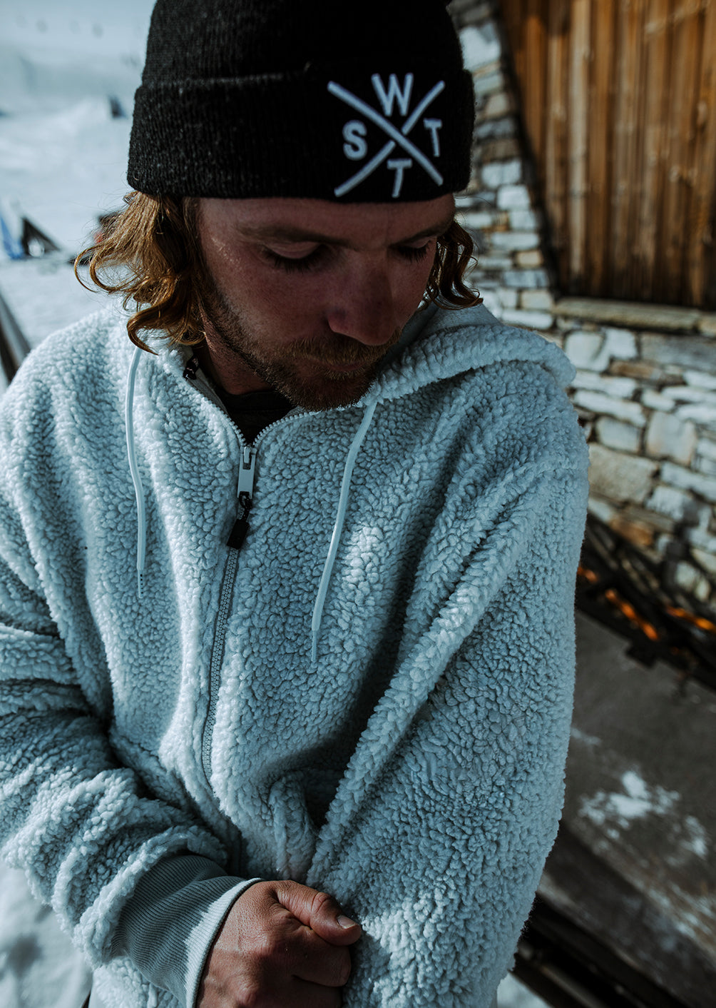 X-Block Hooded Fleece - Light Green
