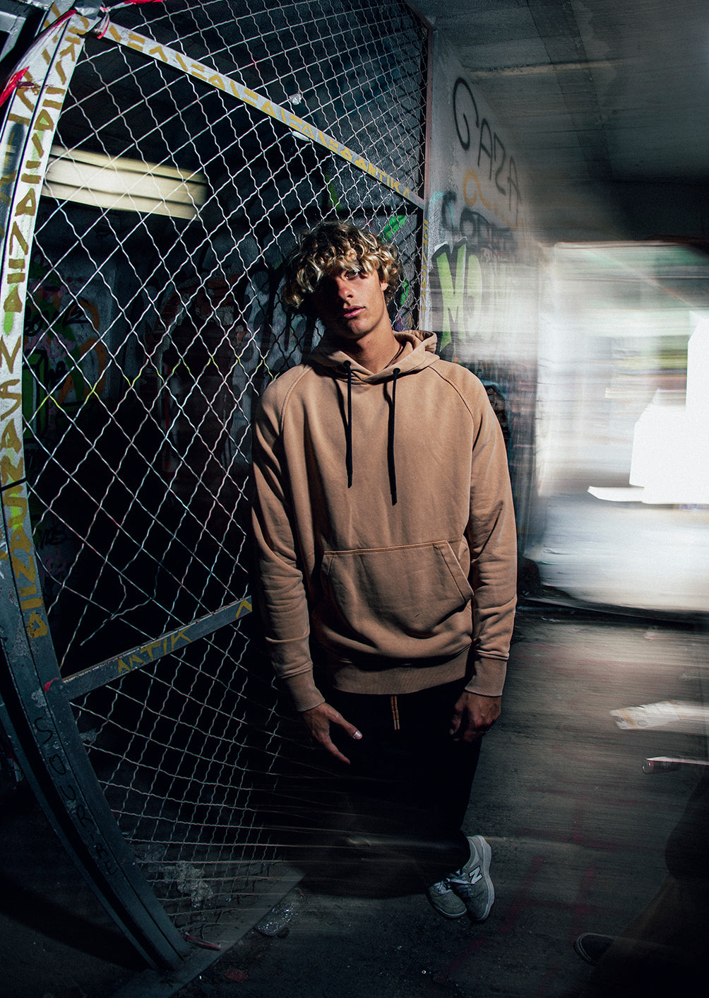 Sweat à capuche X-Dark - Marron Tabac