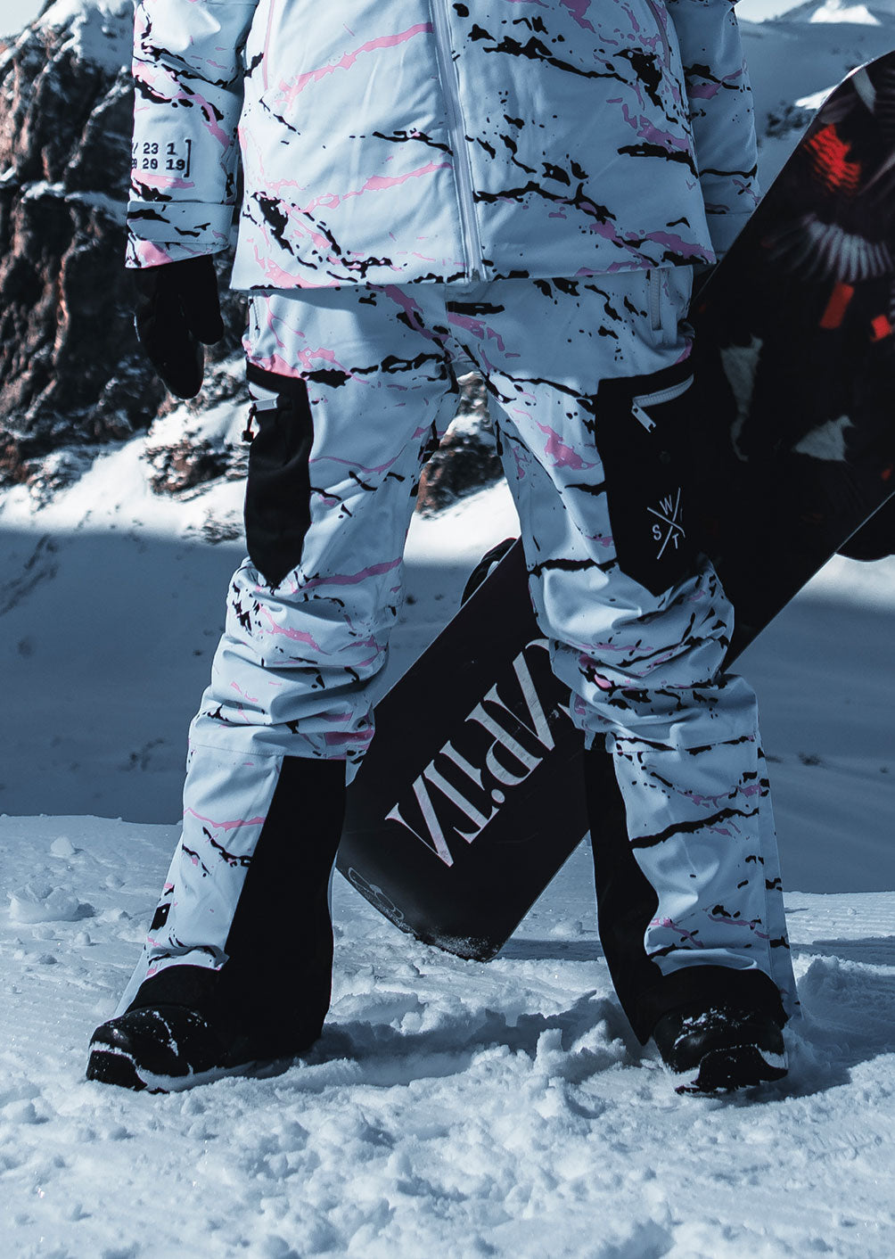 X-Elipse Ski Pants - Light Blue Camouflage
