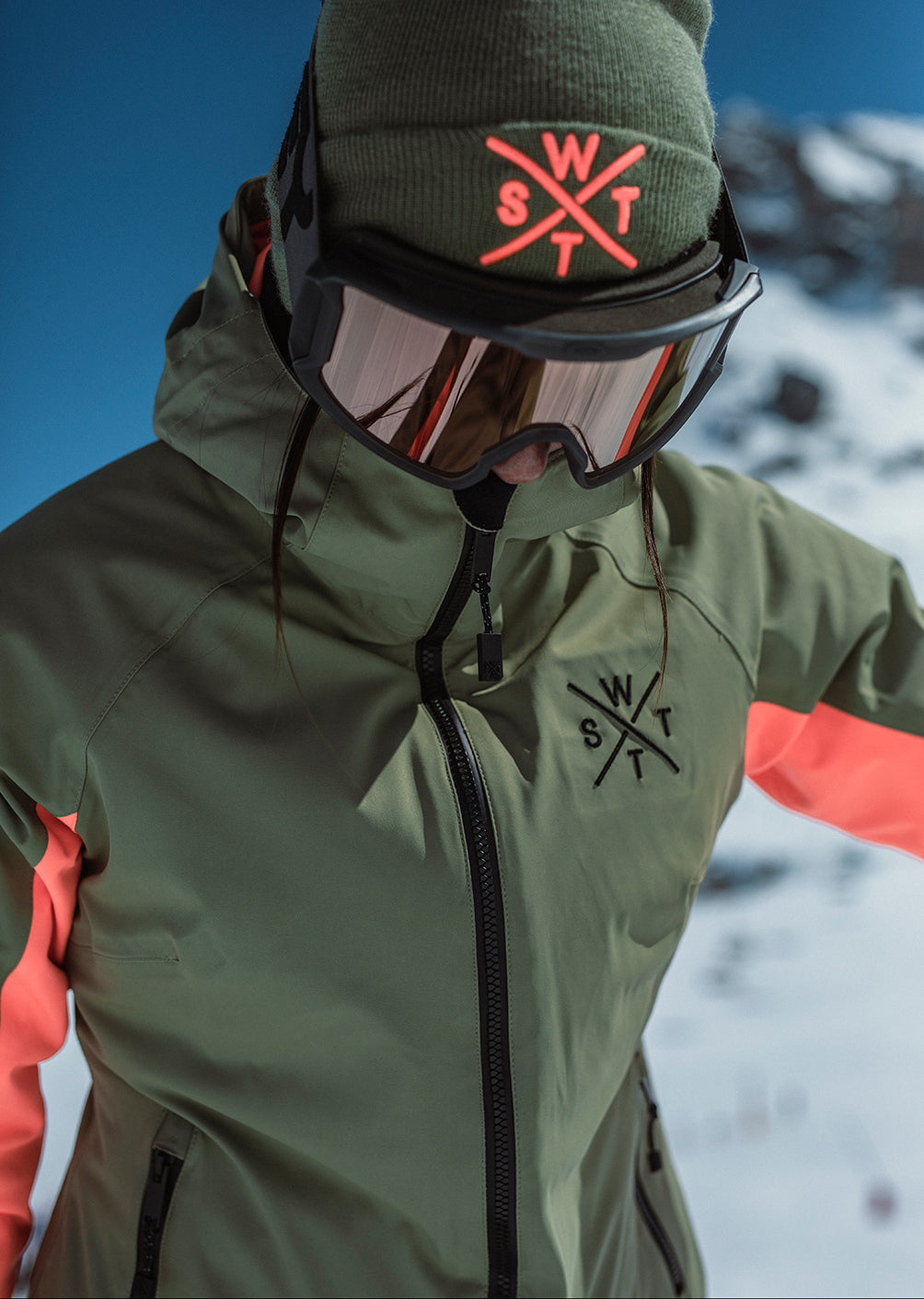 Veste de ski X-ices - Olive