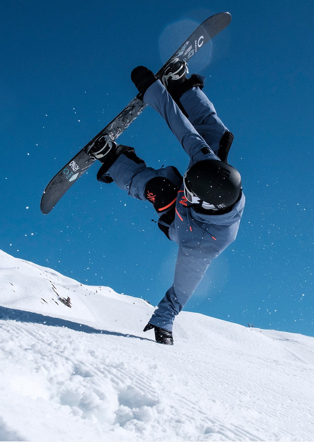 Skihose X-Jib - Blau Grau