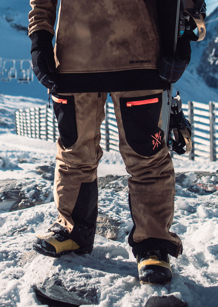 X-Jib ski pants - Brown Tie and Dye | WATTS – Watts-team