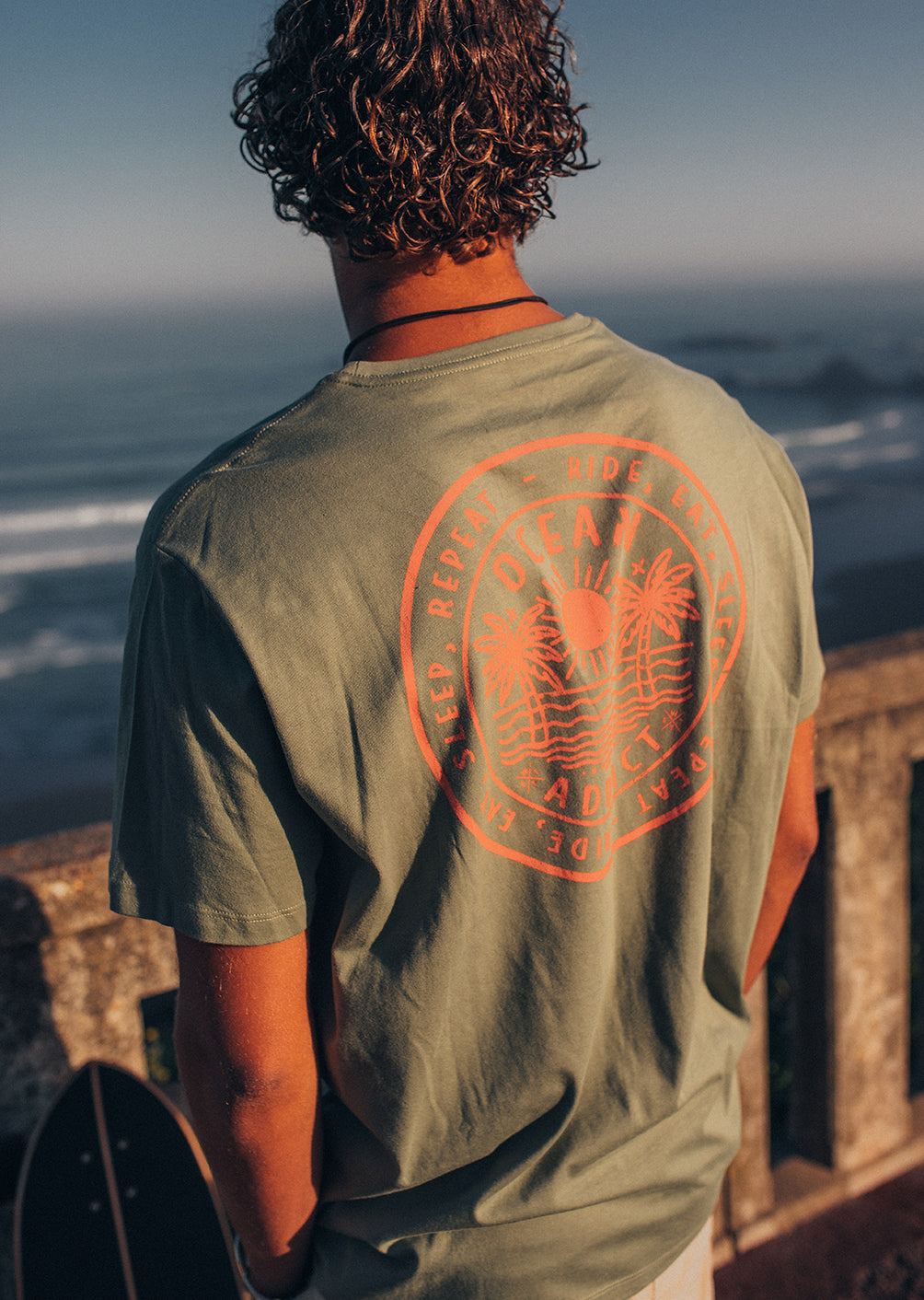 T-shirt XOcean - Olive