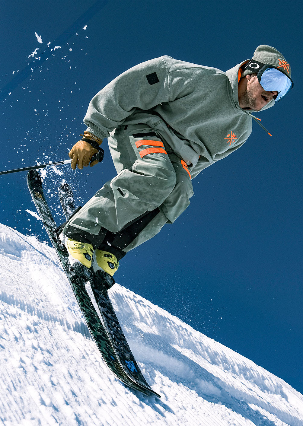 X-Rodeo Ski Pants - Olive Tie and Dye