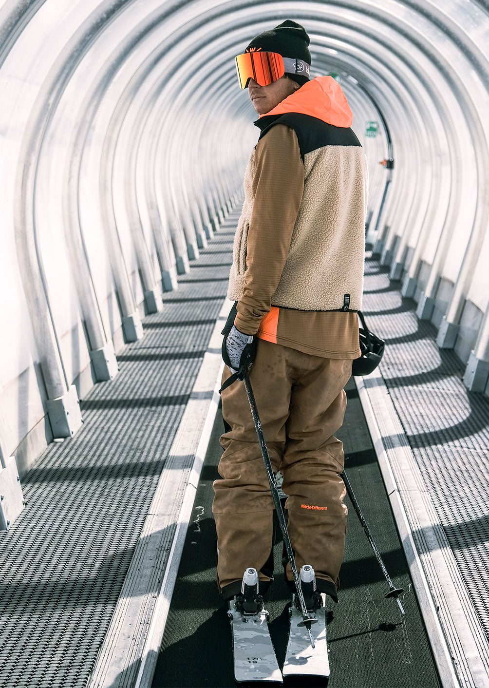 Gilet Sherpa X-Row - Beige