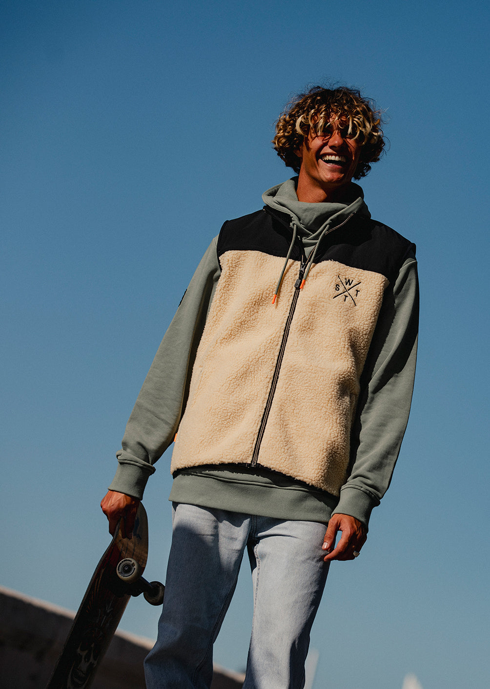 Gilet Sherpa X-Row - Beige