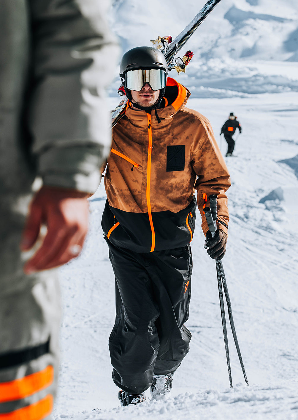 Veste de ski X-Temper - Marron Tie & Dye