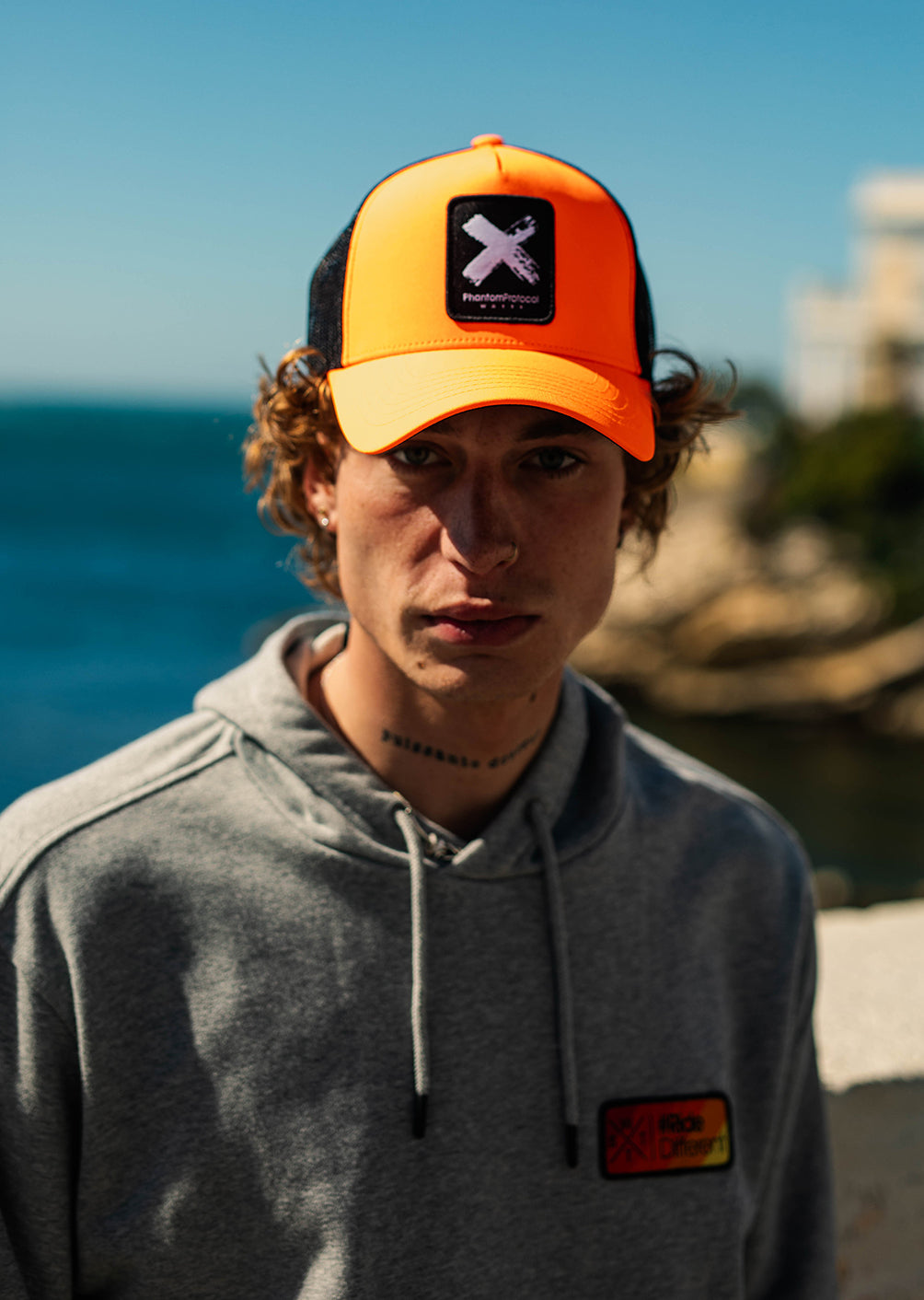 X-Tribe Cap - Fluorescent Orange