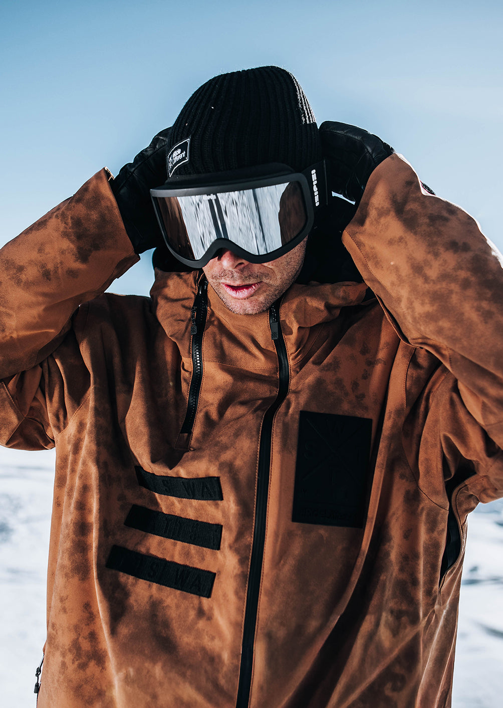 X-Wear X Kevin Rolland Ski Jacket - Brown Tie &amp; Dye