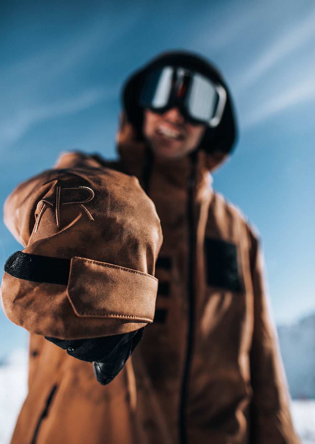 X-Wear X Kevin Rolland Ski Jacket - Brown Tie &amp; Dye