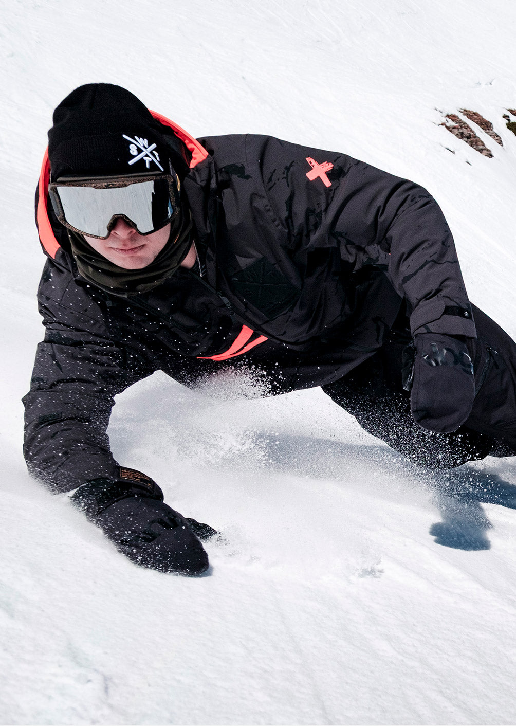 X-Wear ski jacket - Anthracite Gray Camouflage