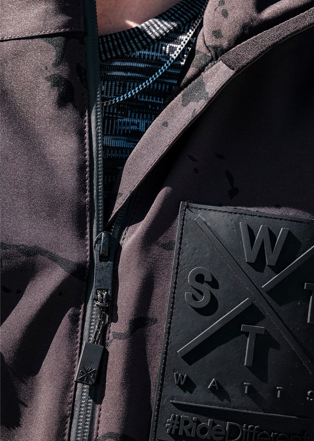 X-Wear ski jacket - Anthracite Gray Camouflage