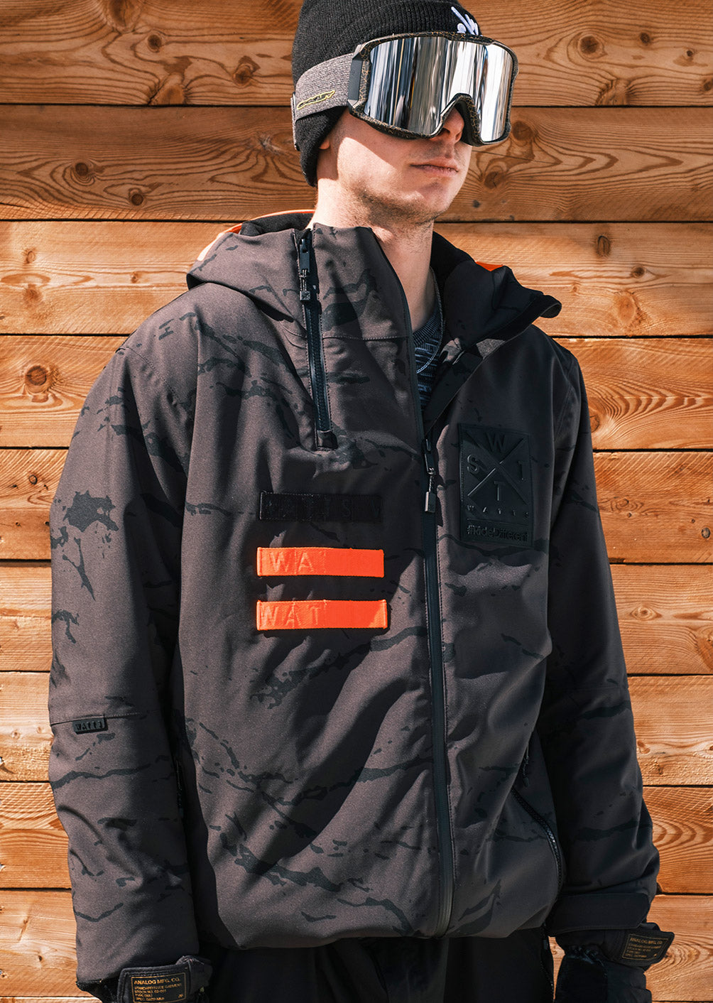 X-Wear ski jacket - Anthracite Gray Camouflage