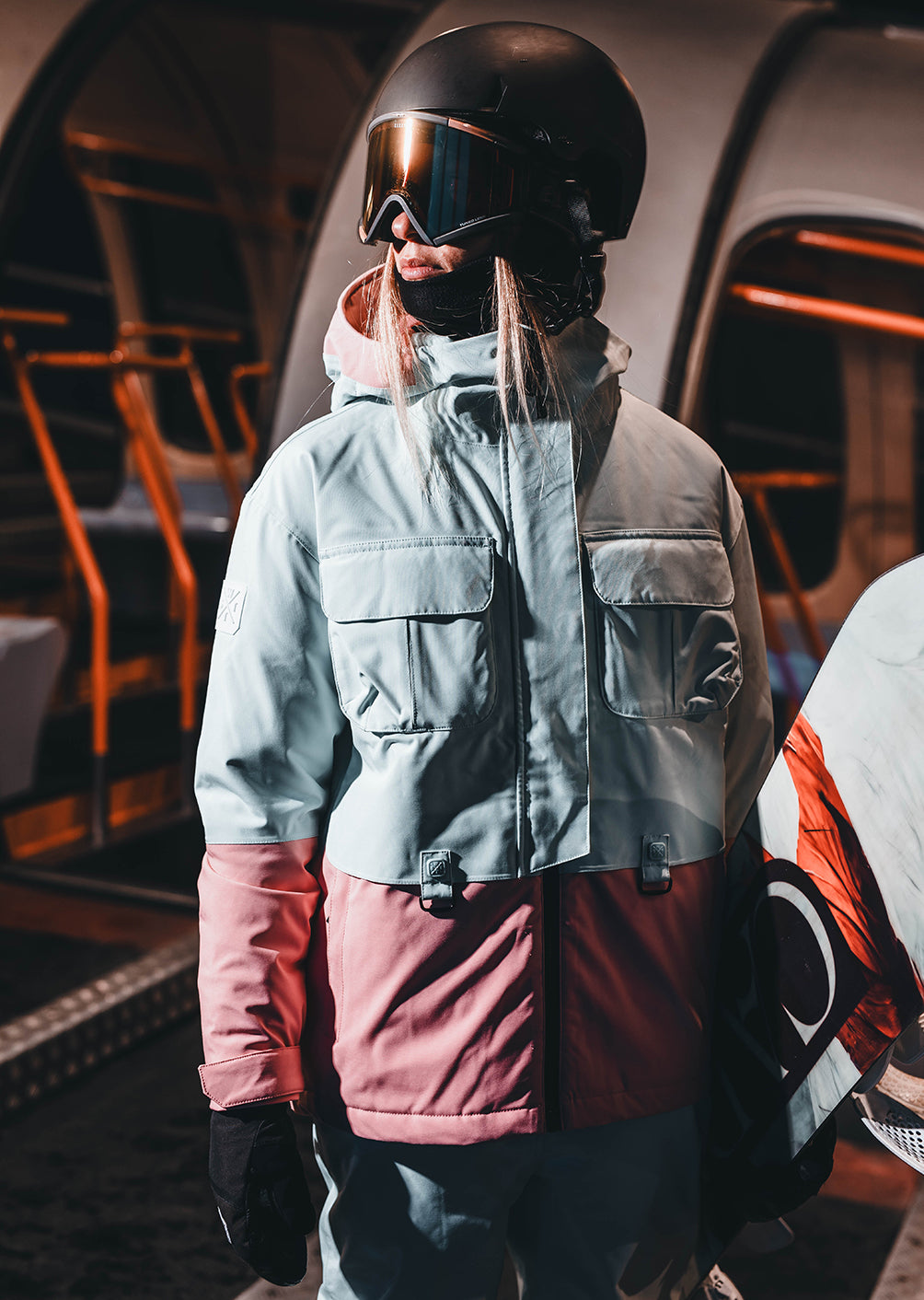 Veste de ski X-Wire - Bleu Clair