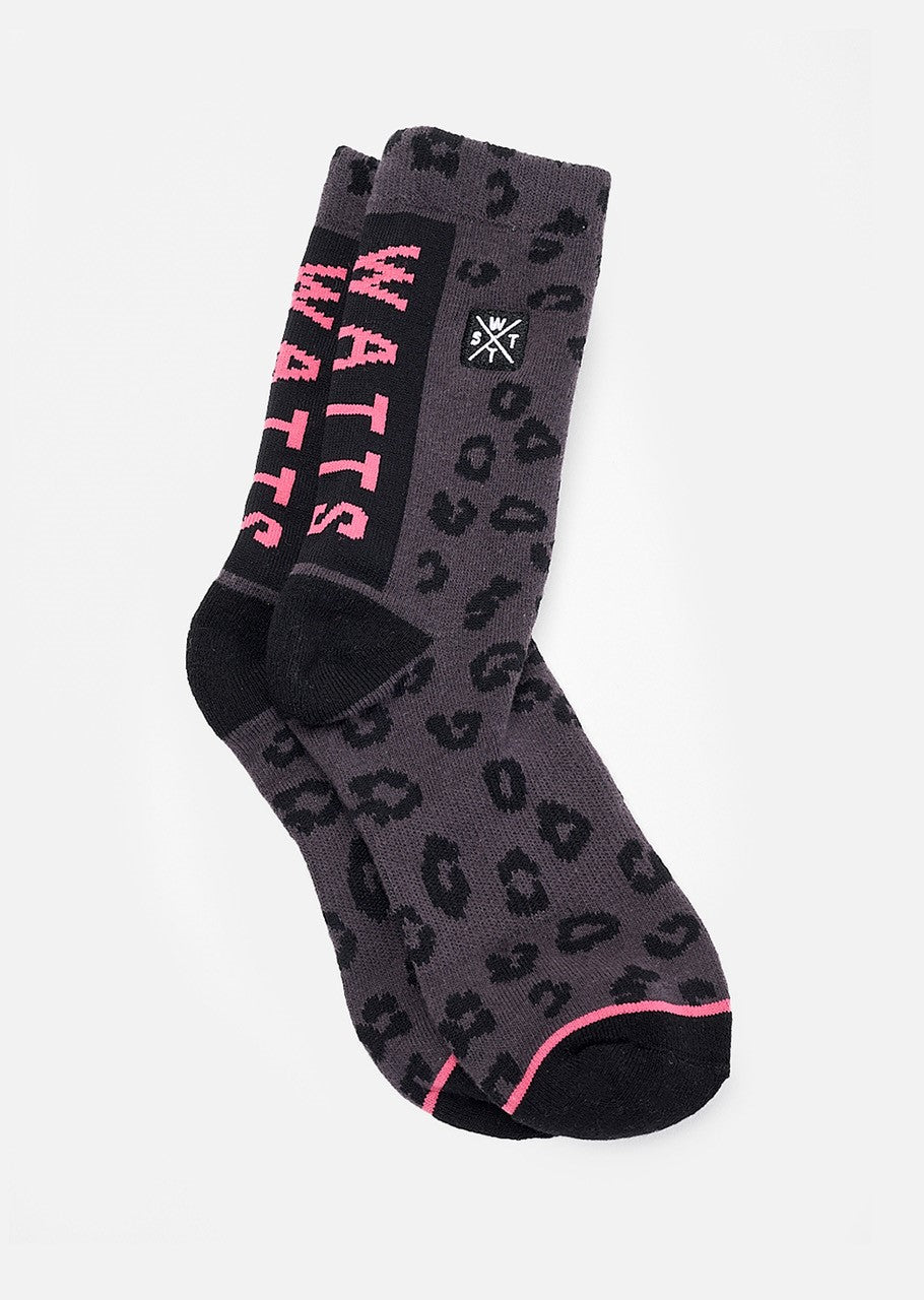 Xbowle Socken - Schwarzer Leopardenprint