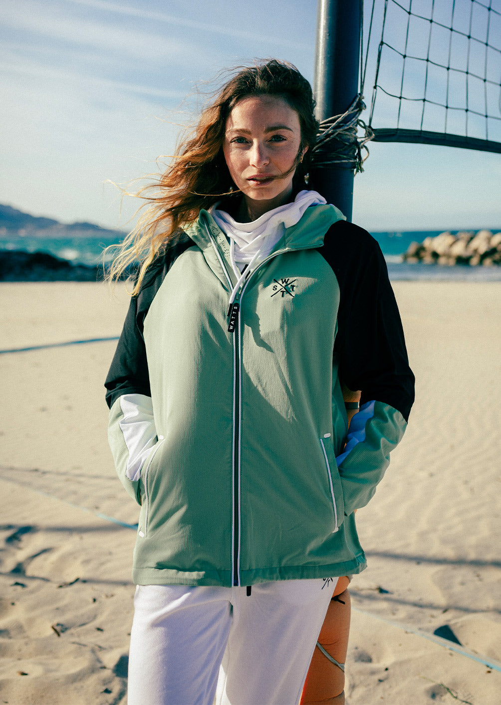 Blake Windbreaker - Sage Green 