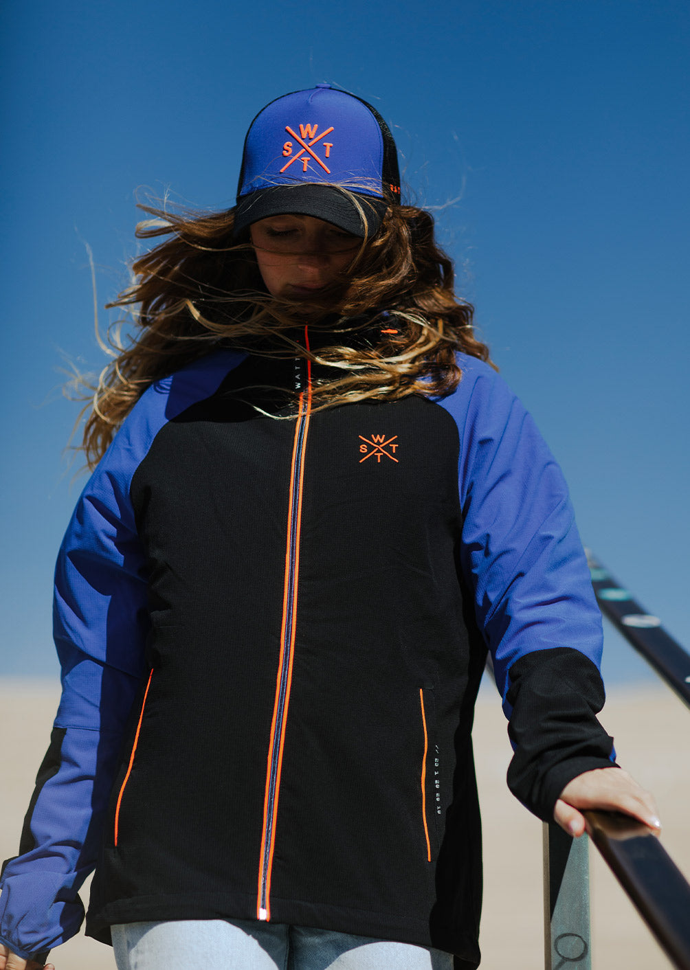 Blake Windbreaker Jacket - Blue 