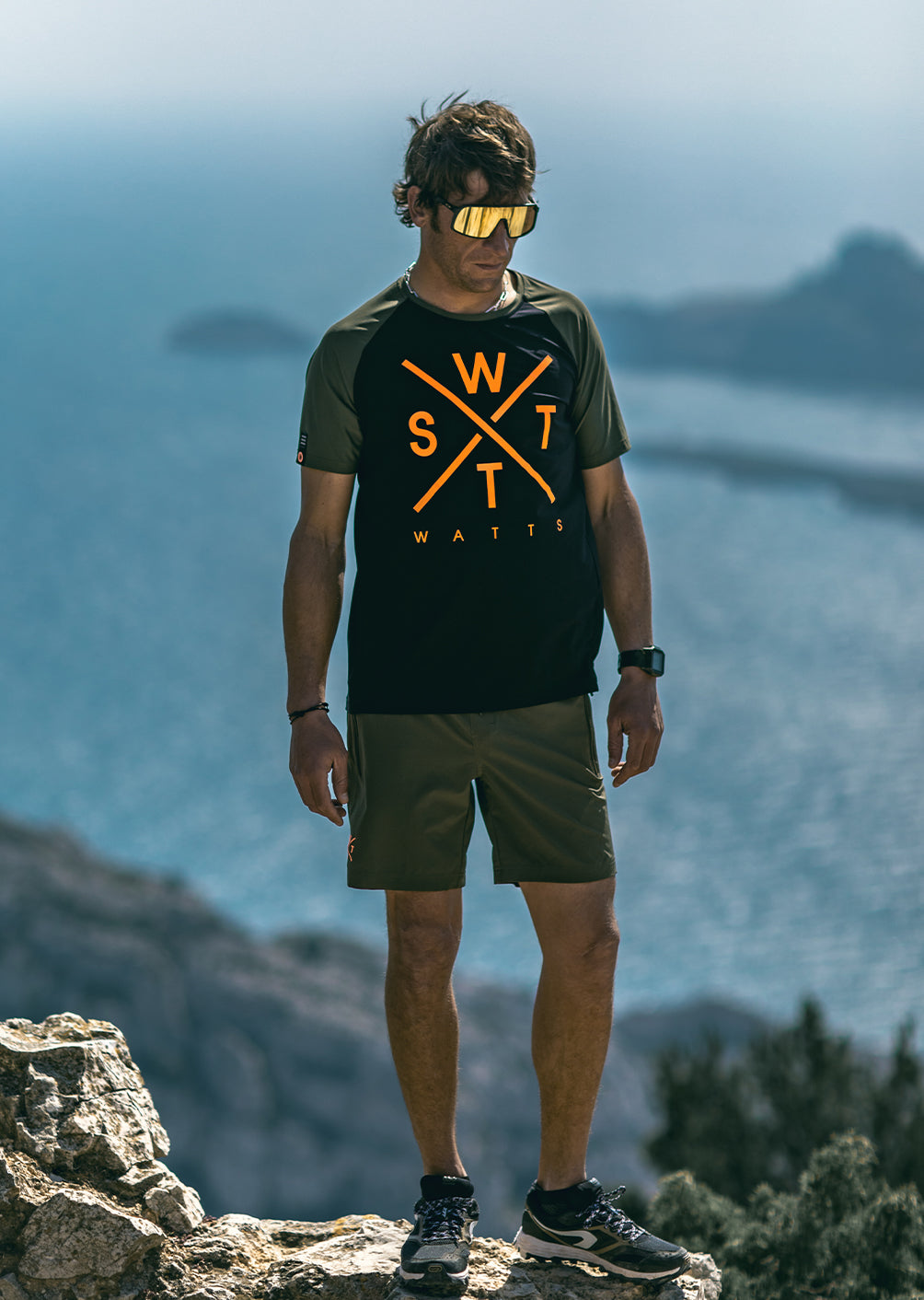 Natas technische Shorts - Khaki