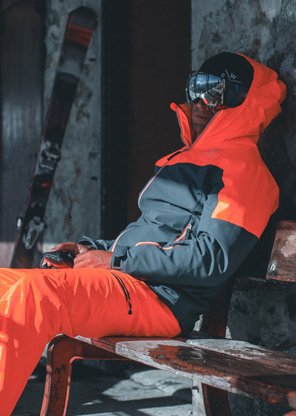 Veste snowboard homme Sports d'hiver W2 Beluga Bleu Acier