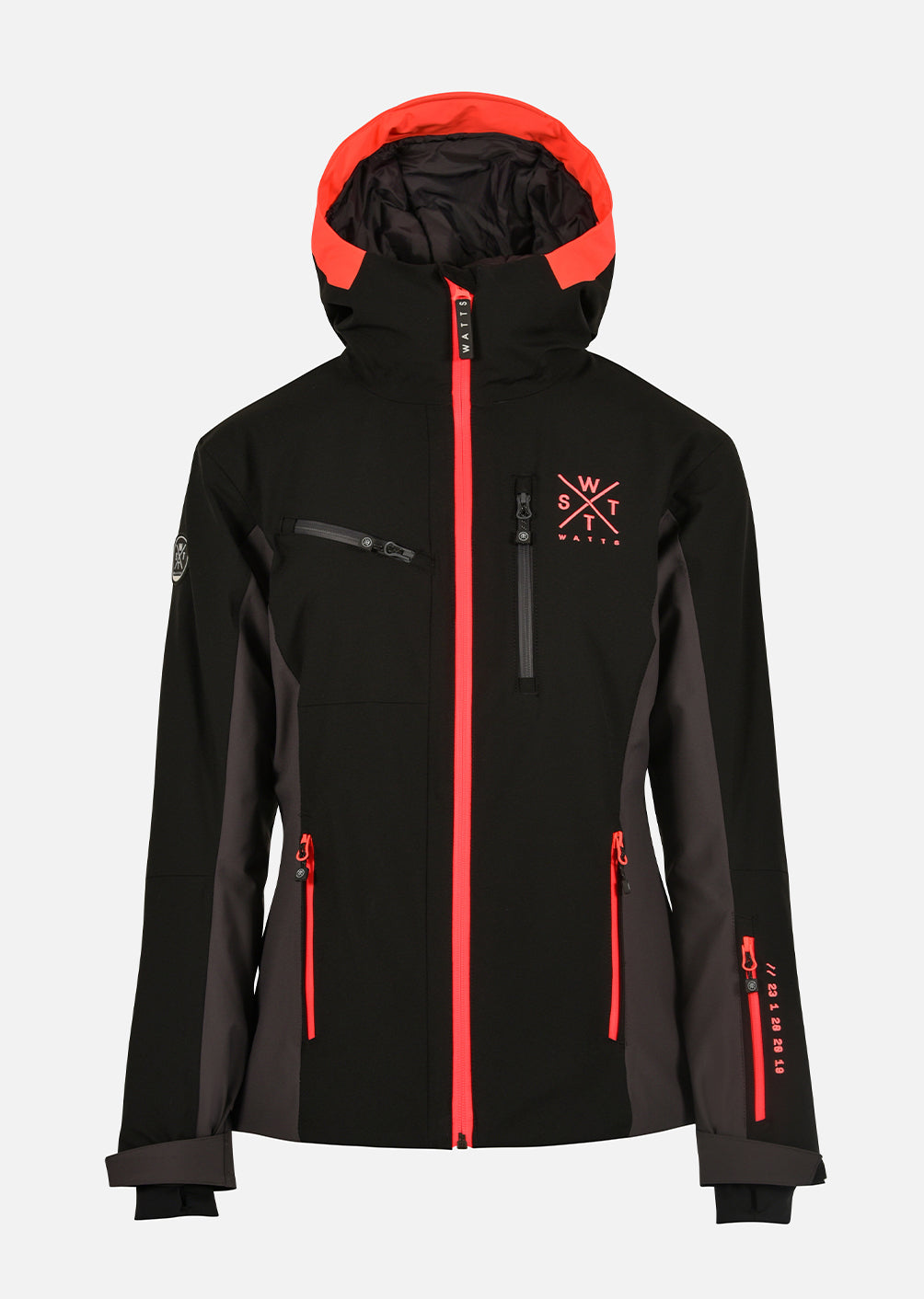 Veste de ski Fiction Junior - Noir