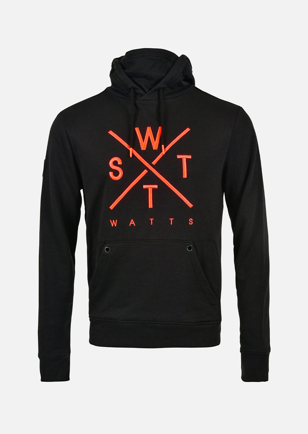 Sweat à capuche Spray Junior - Noir / Orange Fluo
